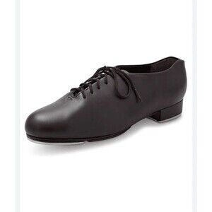 Capezio Tele Tone Jr. 442 C4 BLK RN#63356 Black Tap Dance Shoes US Size 10 M